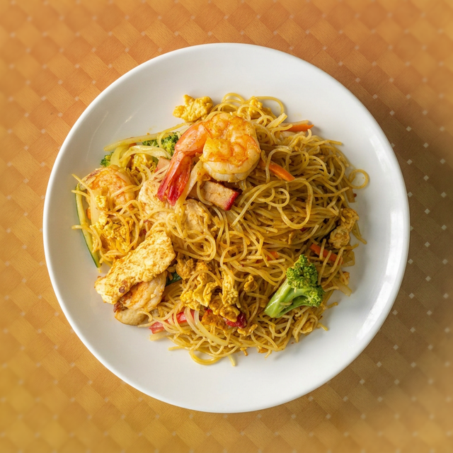 N6 - Singapore Noodles (Bún Gạo Tân Gia Ba) 🌶️.
